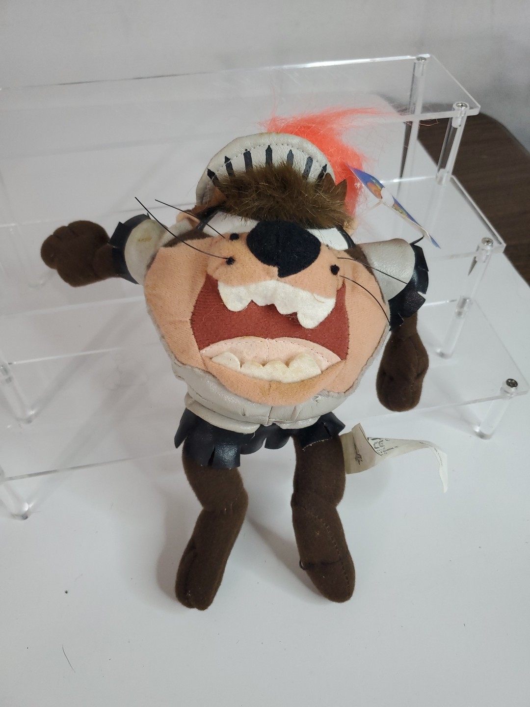 TAZ TASMANIAN DEVIL Plush LOONEY TUNES By Ace About 10 Inches With Tags 1996