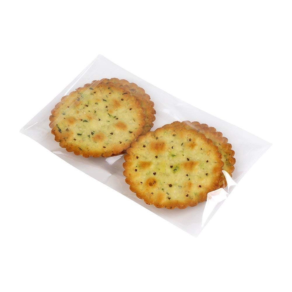 100pc 2Mil Clear Flat Re-Sealable Food Grade Cellophane OPP Bags for Candy,...