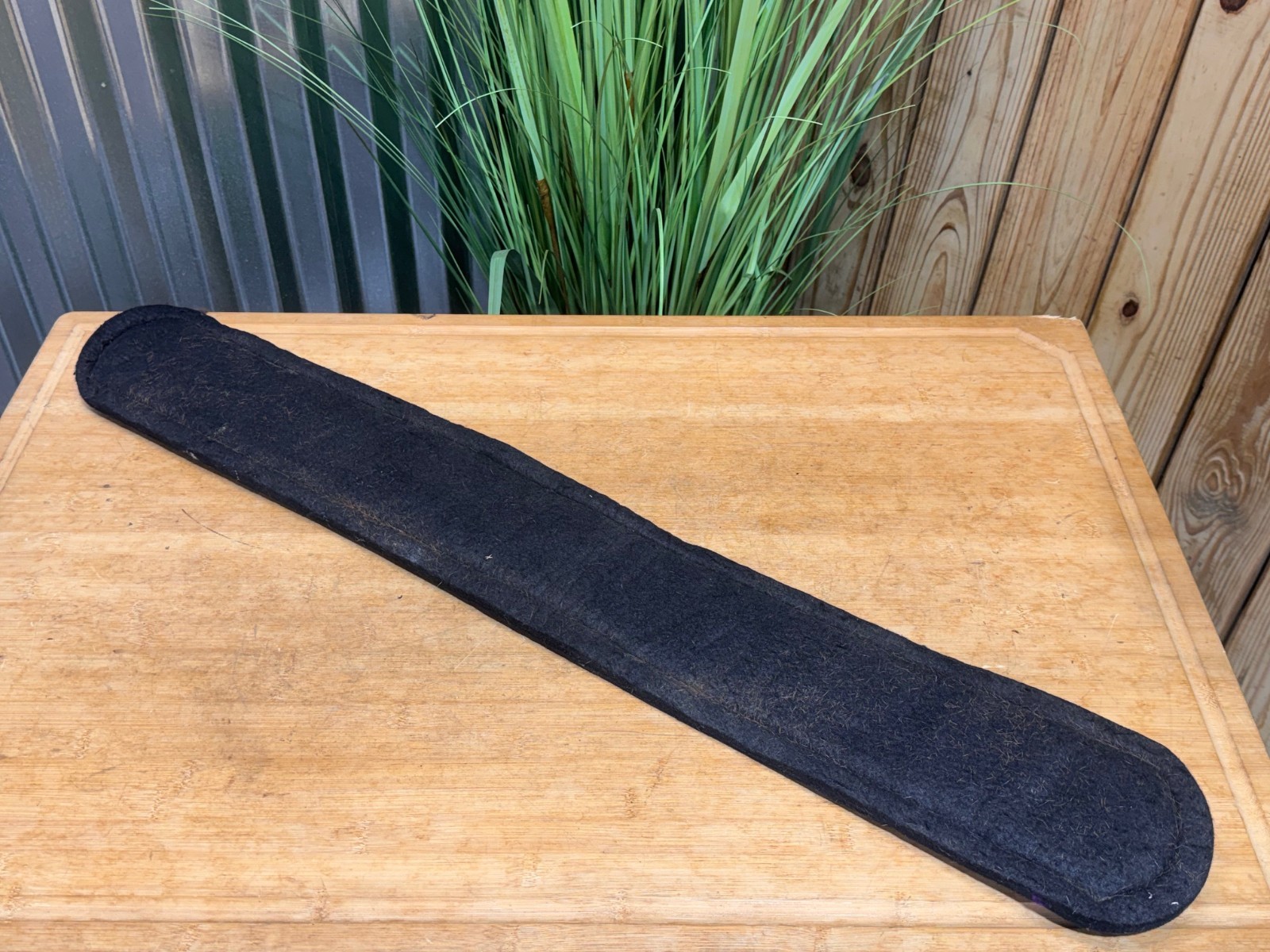 Weaver Smart Cinch Brown & Black Felt Western Horse Cinch Girth ~34"