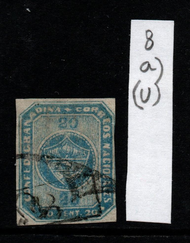Colombia 1860 20c Used / TP# 8a - S40870