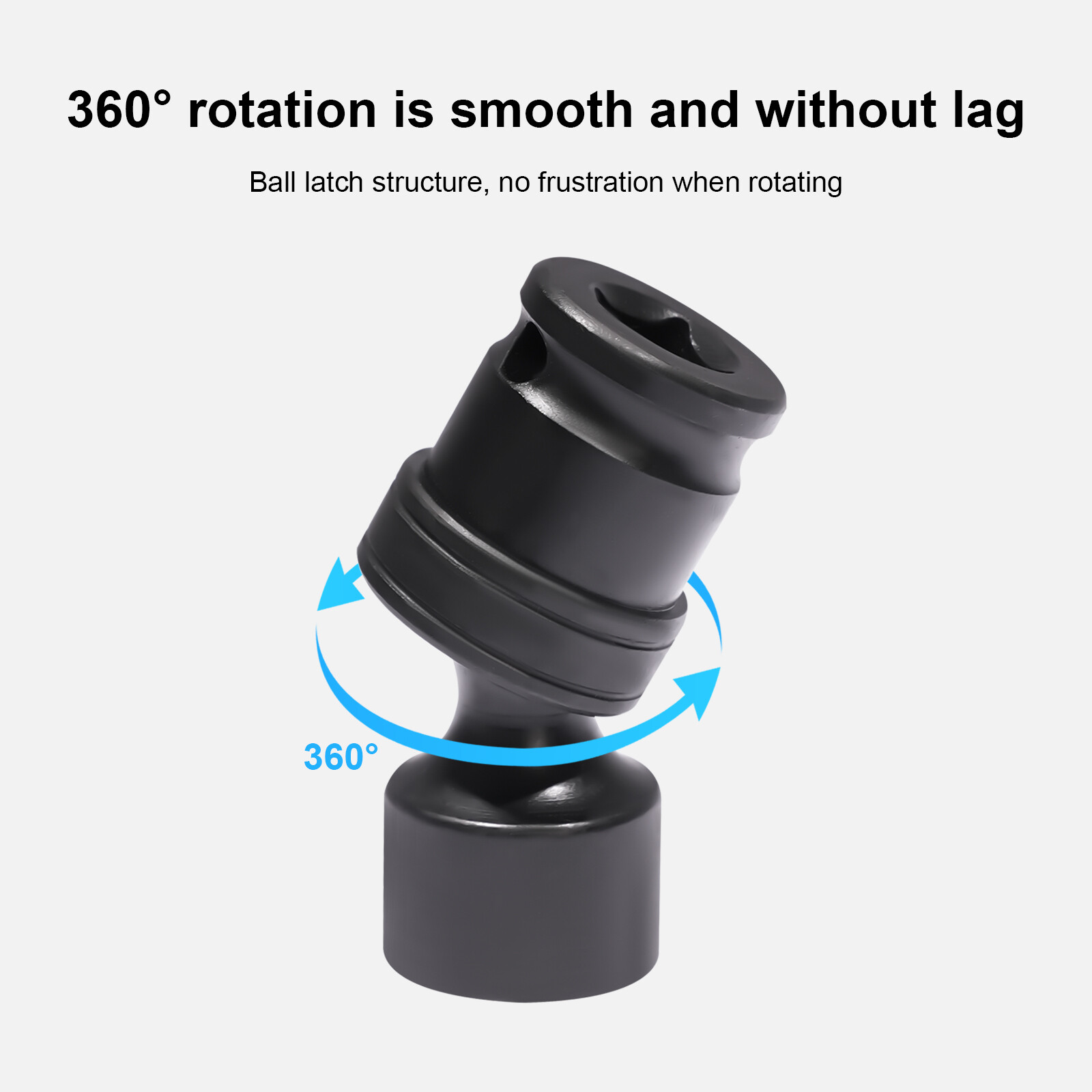 NEW 15-Piece 3/8" Drive Shallow Impact Universal Joint Socket Set, Swivel Socket