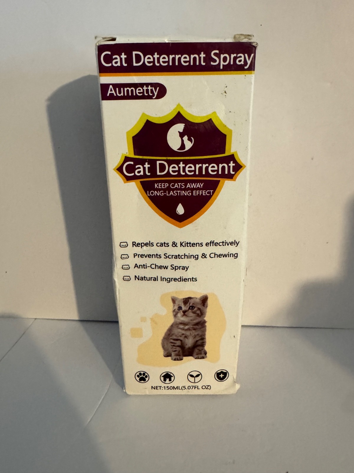 CAT DETERRENT SPRAY - KEEP CATS AWAY - NATURAL INGREDIANTS NEW SEALED