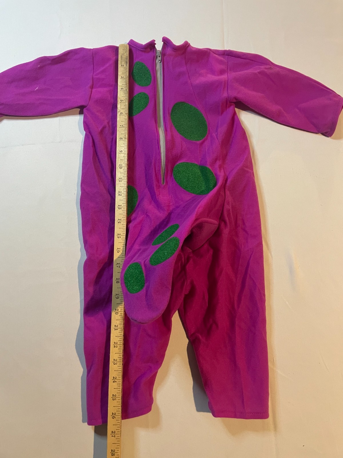 Vintage Barney Costume Boy Girl 1 To 2 Years Toddler Dinosaur Purple