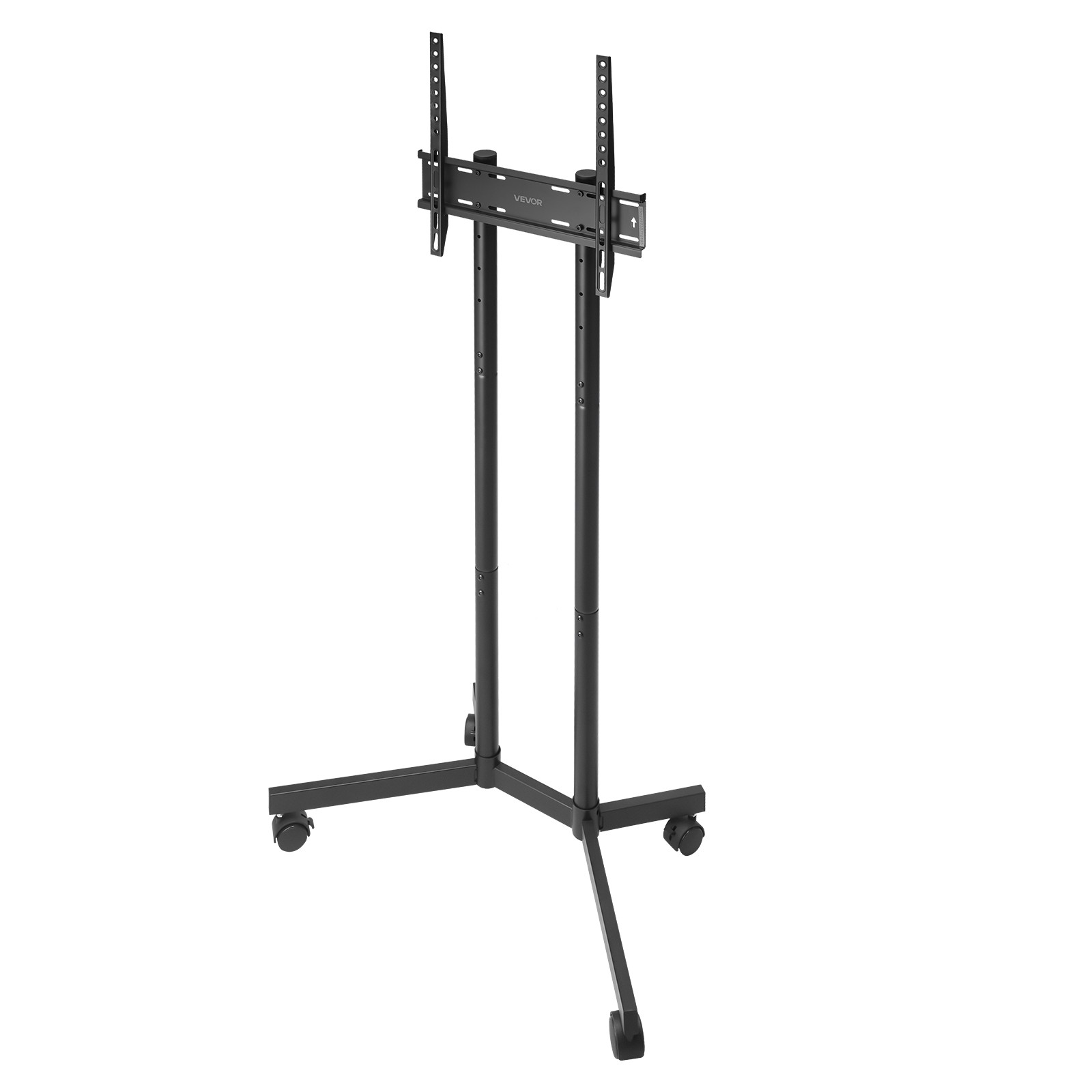 Rolling TV Stand Mobile TV Cart Holds Up to 88 lbs for 32-65 Inch Screens