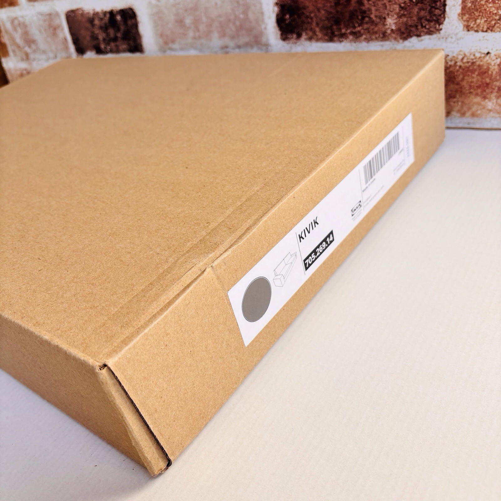 Ikea KIVIK 2 Seat Sofa Cover -Light Grey Linen Blend 505.269. 14 E1-E2-820