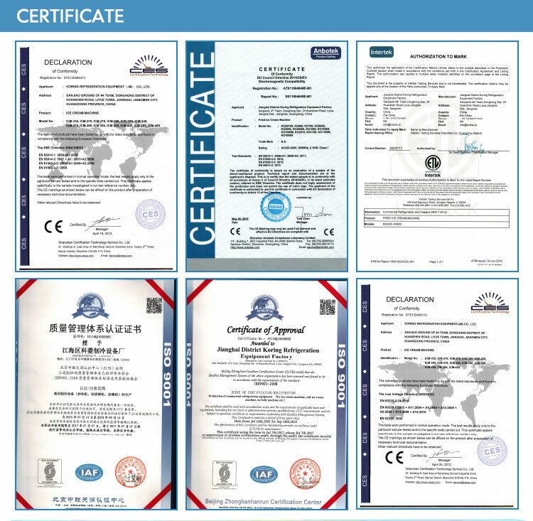 Kolice 55cm (22") round pan fried ice ceram machine, rolled ice cream machine