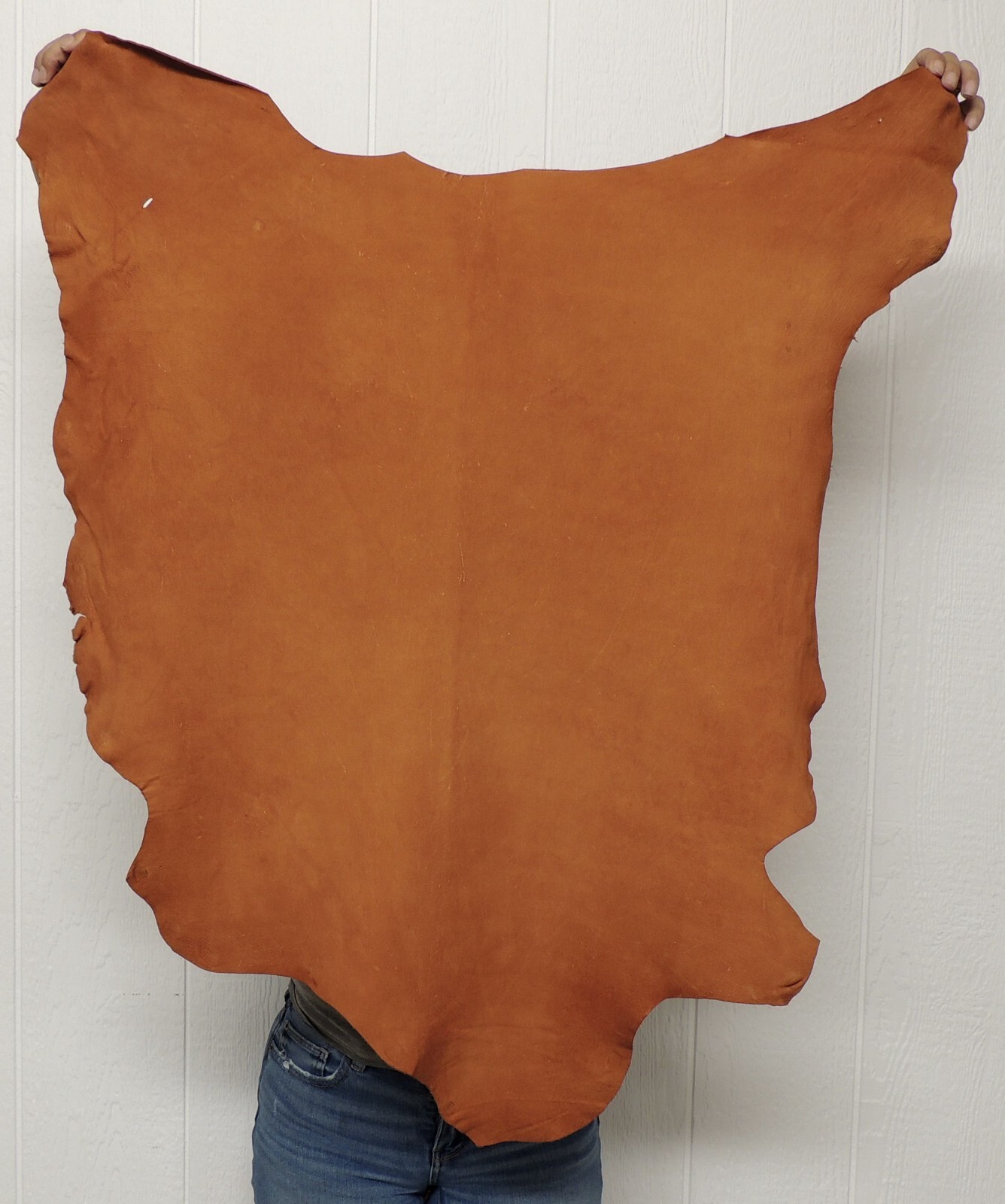 ACORN BUCKSKIN Leather Hide for Native Crafts Taxidermy Bags Laces Flute Bags