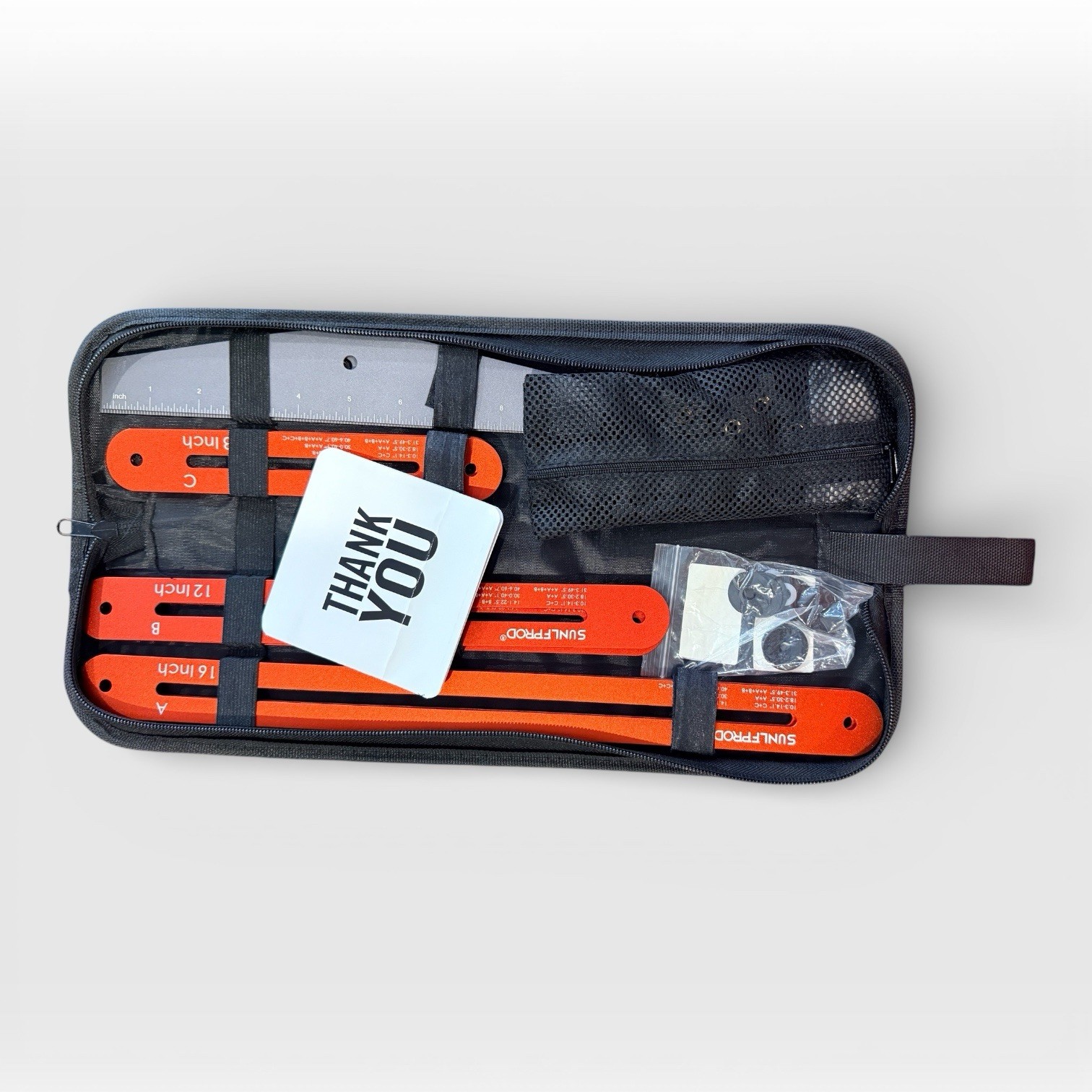 SUNLFPROD Stair Tread Template Tool 60” Aluminum Gauge w/ Case No Box