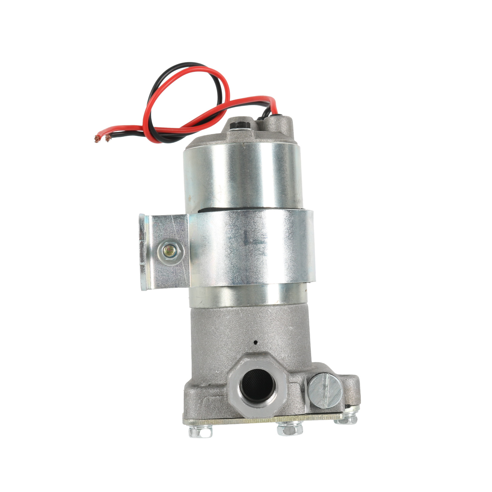 Electric Fuel Pump 97 GPH 7 PSI Universal Red For Holley Demon Carburetor Chrome