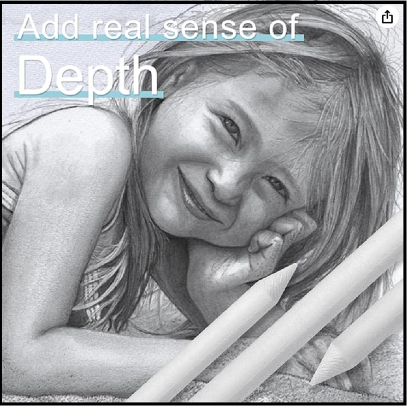 20Pcs Blending Stumps for Drawing, Tortillions Blending Sticks for Beginner Art