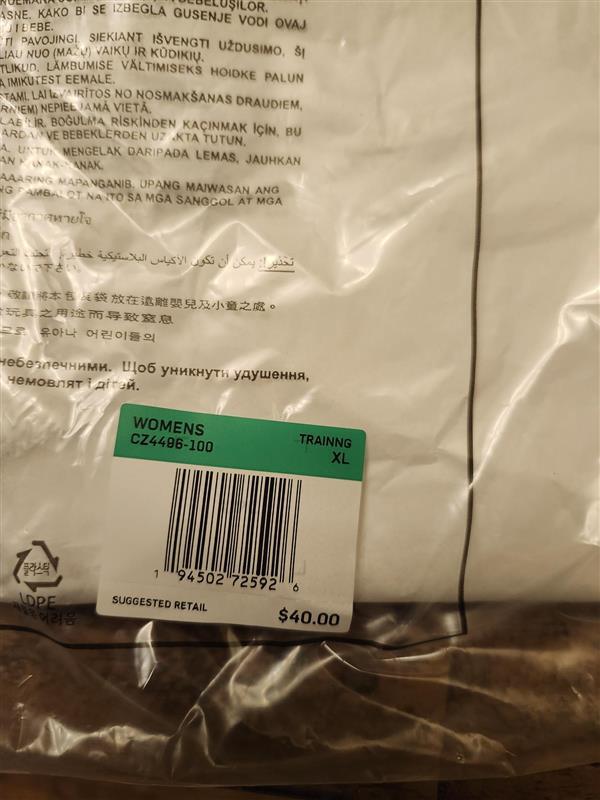 NEW! NIKE Women's Padded Support Sports Yoga Bra-White CZ4496-100