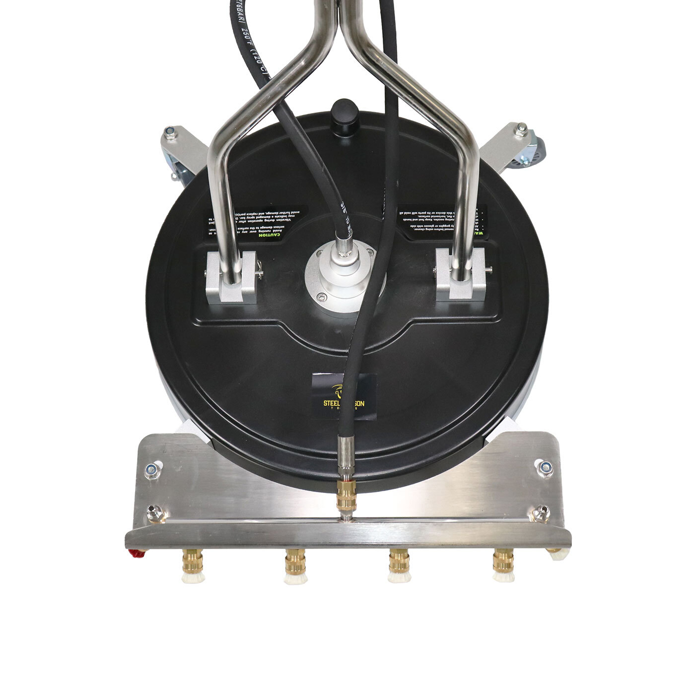 20" Polypropylene Surface Cleaner with 4 Nozzle Spray Bar for Pressure Washer