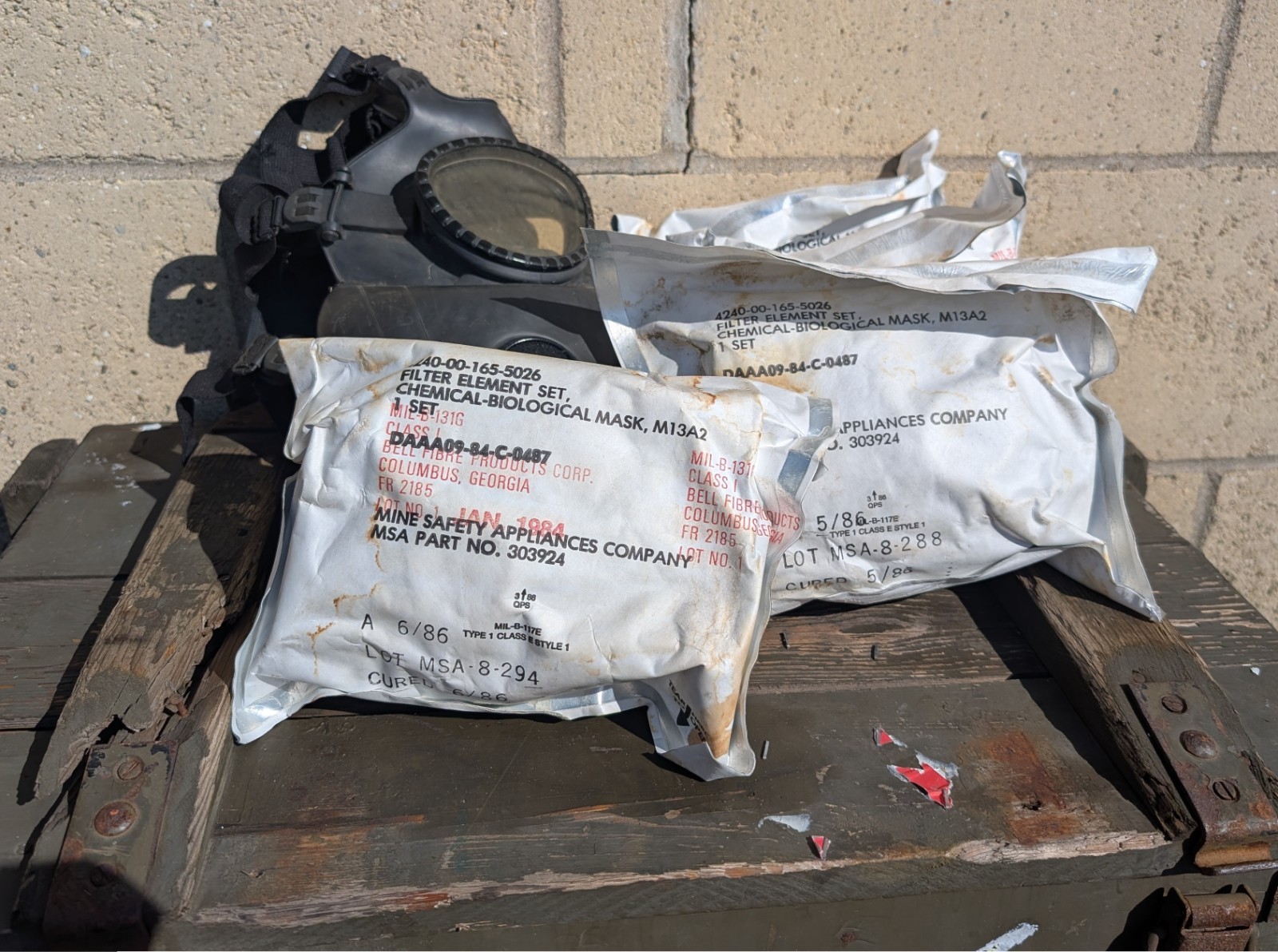 M13A2 Filter for M17 Gas Mask