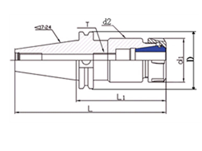 CAT40 ER16 Collet Chucks 4 Pcs w Proj. 2.76"-4" Balanced G2.5 @20,000 RPM Prime