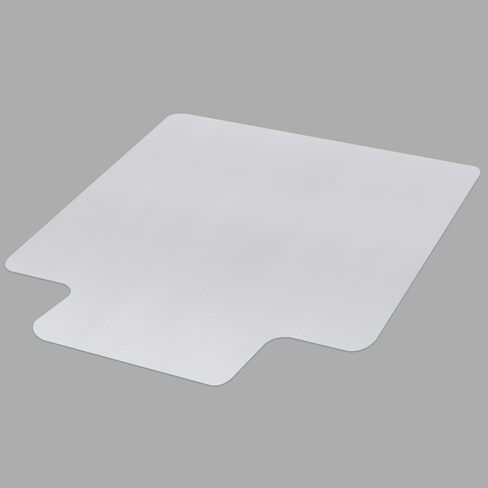 Office Desk Chair Mat for Hard Wood Floors 48" x 36" Clear PVC Floor Mat w/ Lip