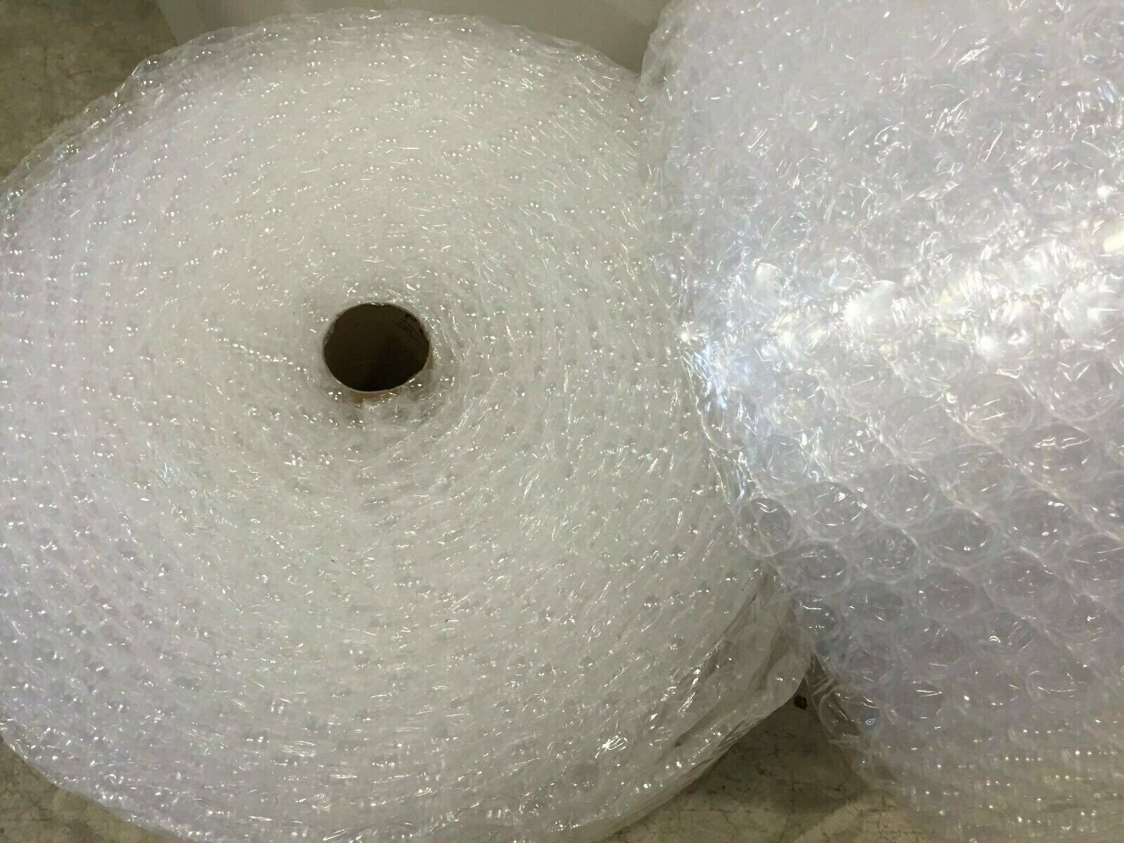ZV 1/2" x 12" x 250' 250FT Large Clear Bubble Padding Cushioning Wrap Roll