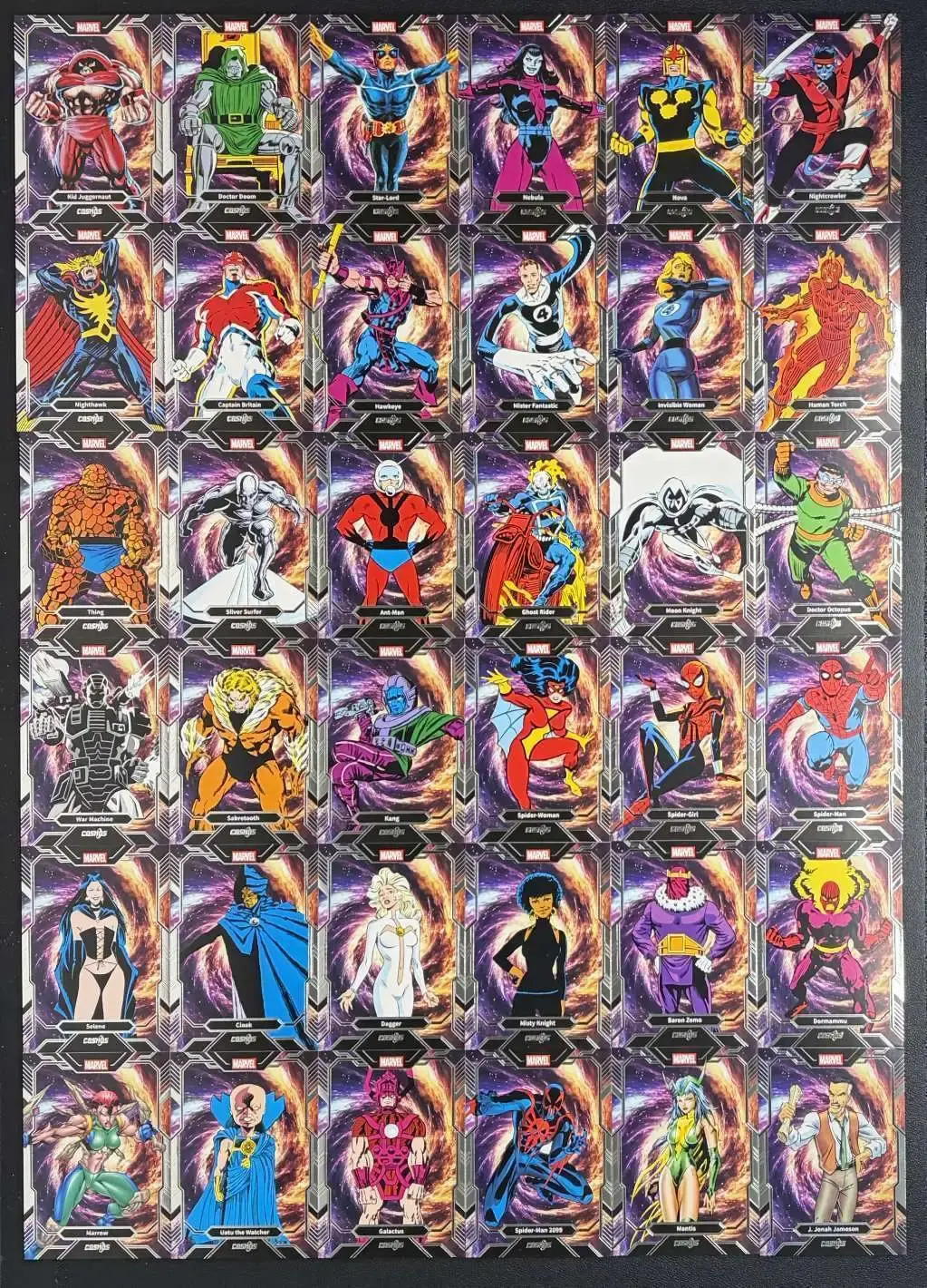 2025 Kakawow Cosmos Marvel Complete Set Full 1-108 Spider-Man Wolverine RQ62