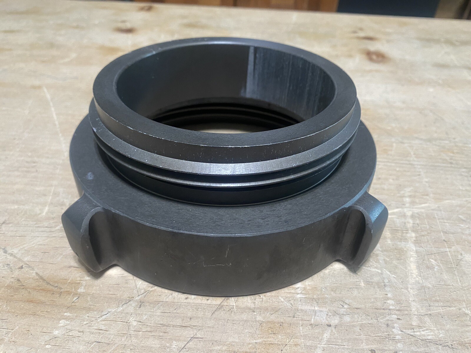 Red Head 4 1/2 NH Male to 5 NH Female Style 37 Rocker Lug Coupler Adapter Alum