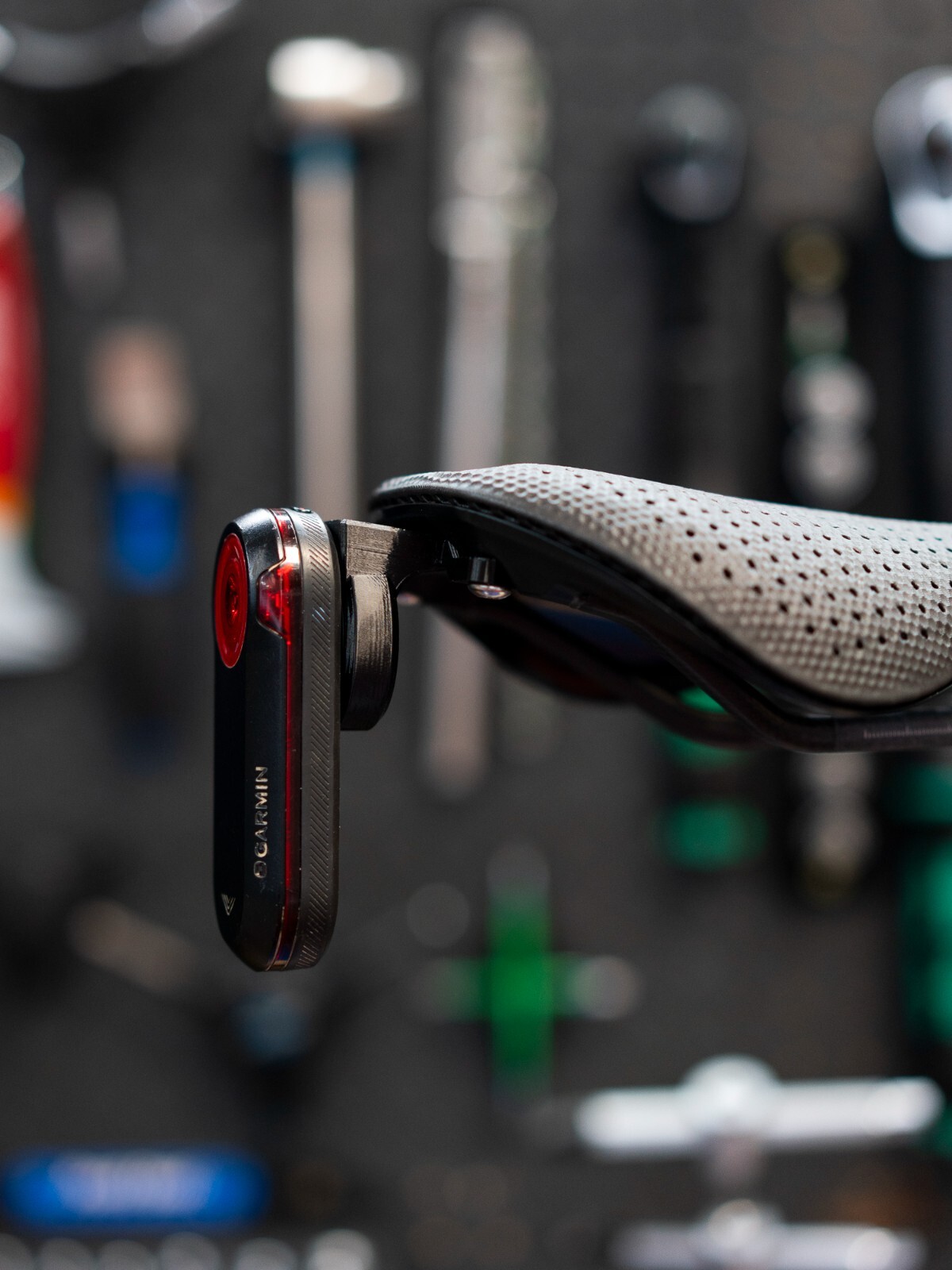 3D Print Garmin Varia Saddle Seat Mount For Specialized SWAT Saddle Selle Italia