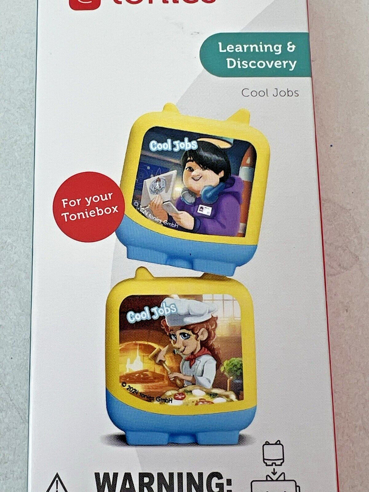 Clever Tonies Set: COOL JOBS Audio Characters Set Rocket Scientist, Pizza Maker