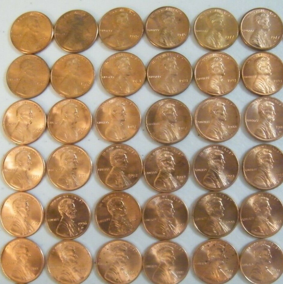 Lincoln Cent Penny Set 1959-2023 PD & 68-74 S 145 Coins Choice BU Mem & Shield!