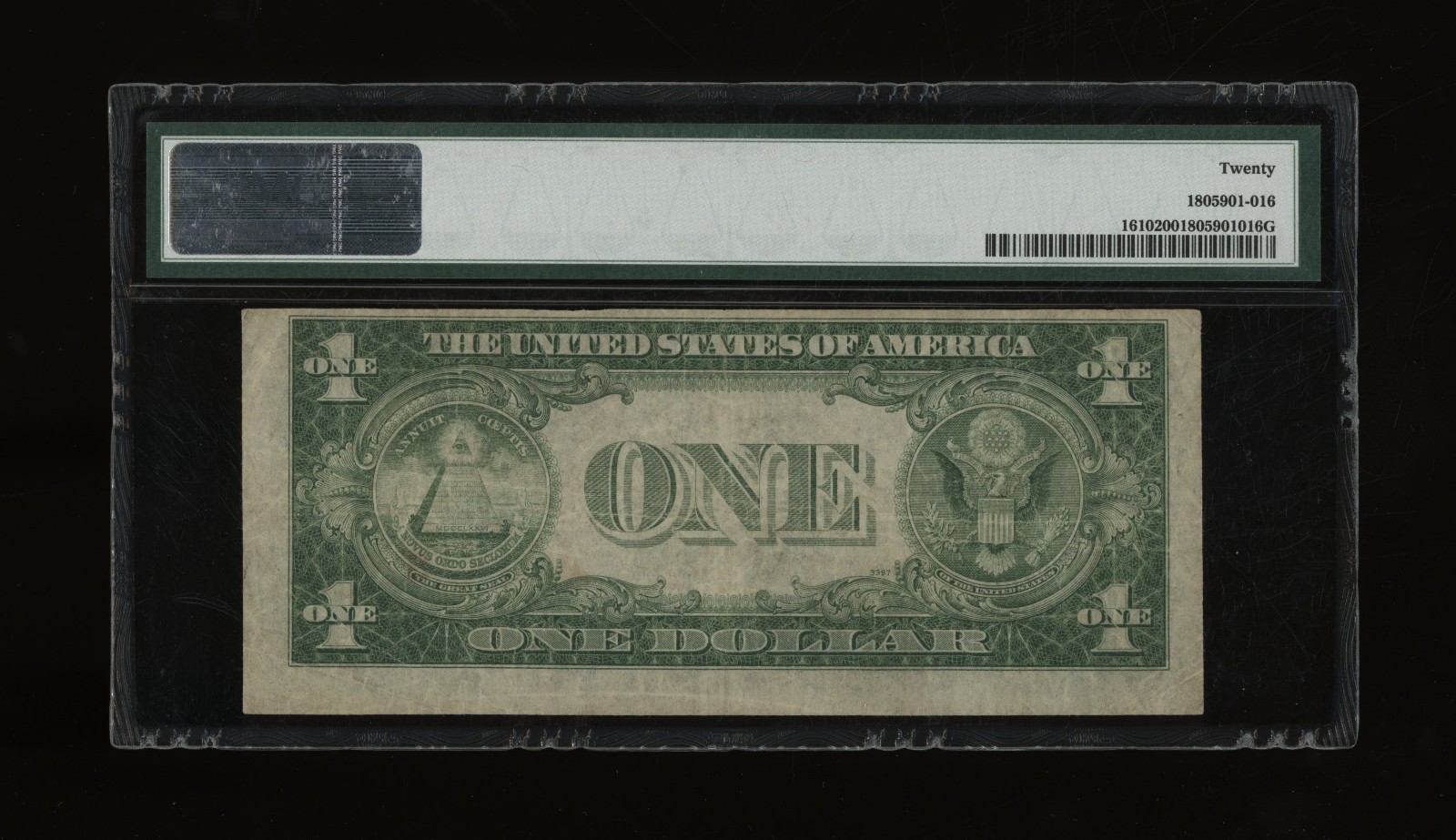 DBR 1935-A $1 Silver Experimental (S) Fr. 1610 PMG VF-20 Serial S74283838C