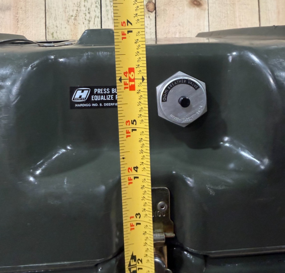 Pelican Hardigg Case 37x21x17 Green Waterproof Storage Footlocker