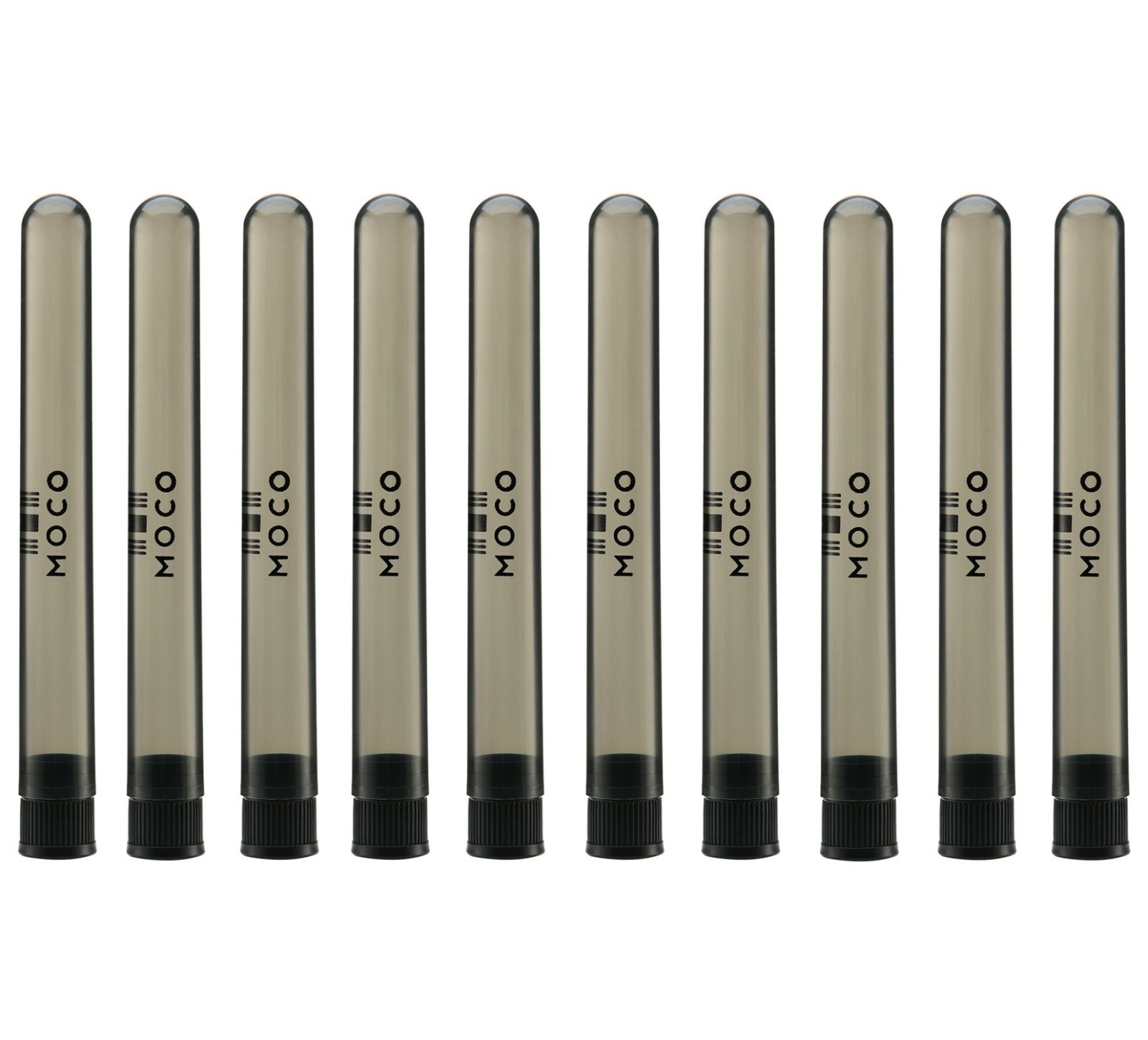 MOCO 10pcs Cigarette Storage Tube Airtight Smell Proof Travel Container 5.30inch