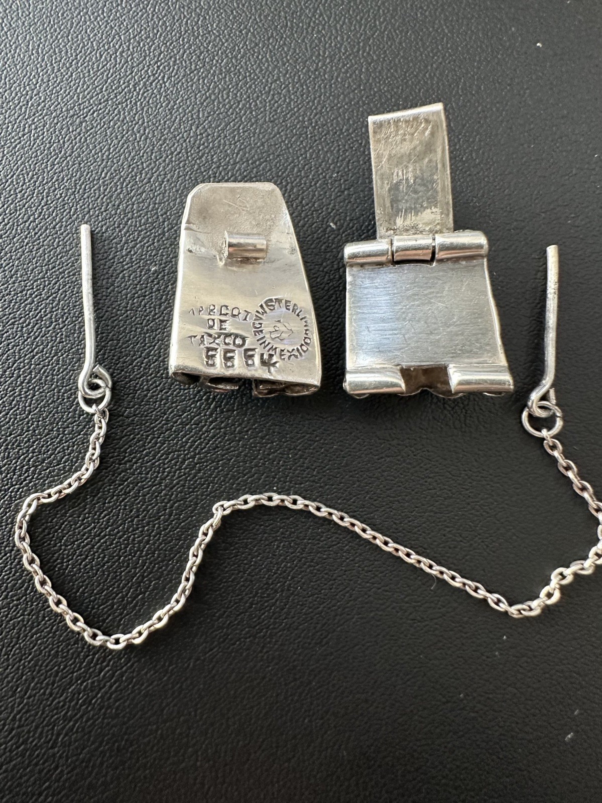 Margot de Taxco Enameled Sterling Silver Serpent Bracelet Mid-Century Modern