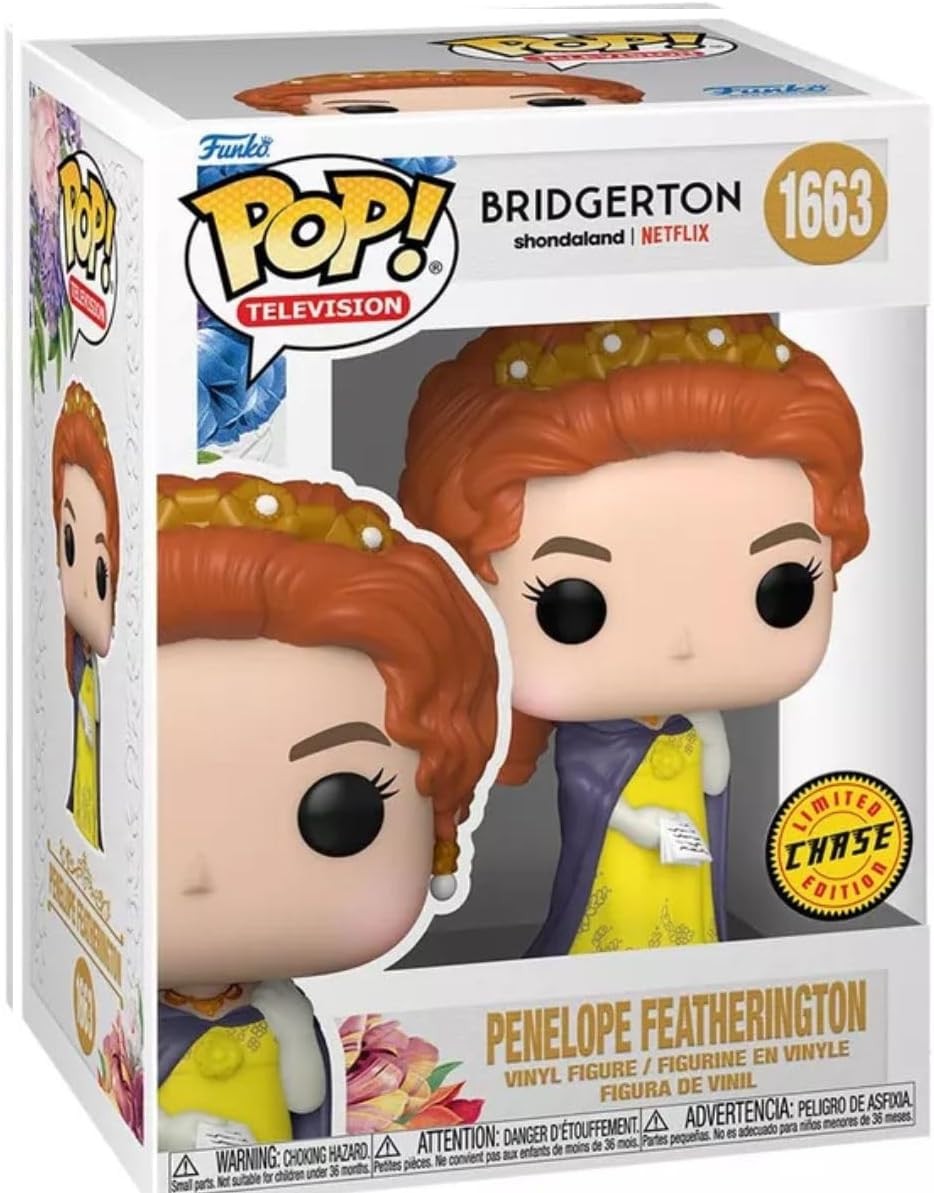 Funko TV: Bridgerton - Penelope Featherington CHASE Figure #1663 + POP Protector