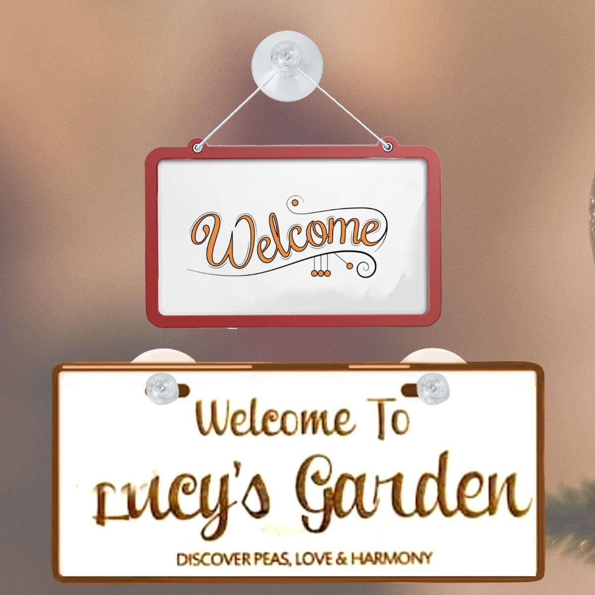 10PCS Strong Suction Cups with M4 Screw Rod Knurled Hook Clear Kitchen Glass USA