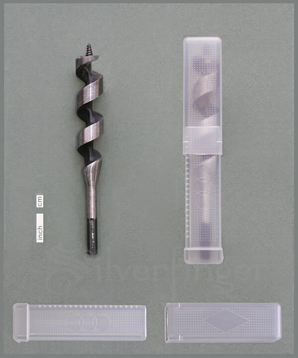 4 PC Sets Telescoping Plastic Tool Storage Cases Adjustable Length Drill Bit Box