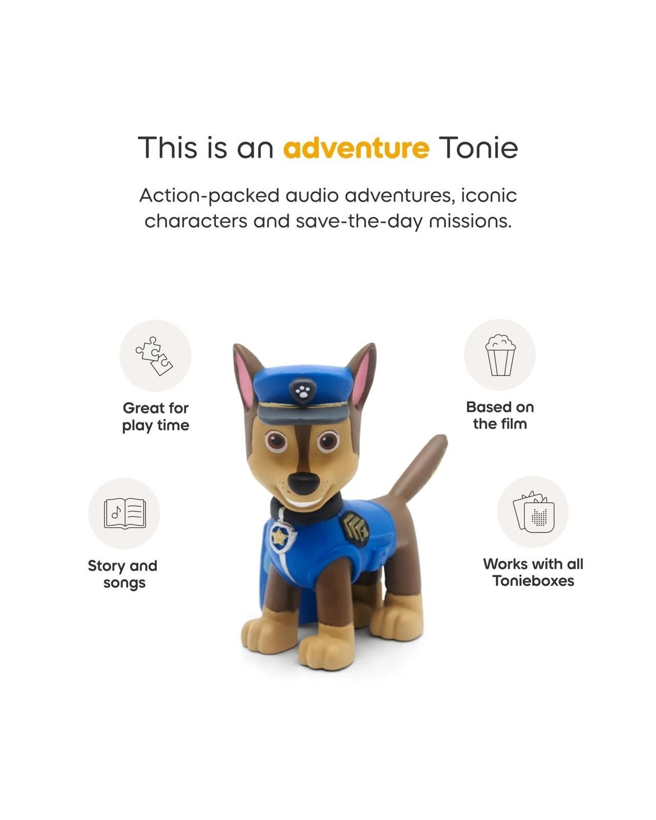 Tonies PAW Patrol Chase Toniebox 2 Play Set Sunset Red Toddler Learning Box New