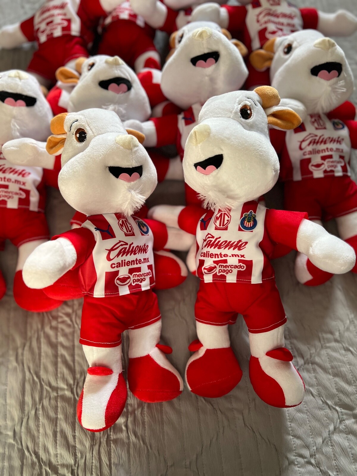 STUFFED ANIMAL CHIVAS RAYADAS DEL GUADALAJARA LIGA MX MASCOTA