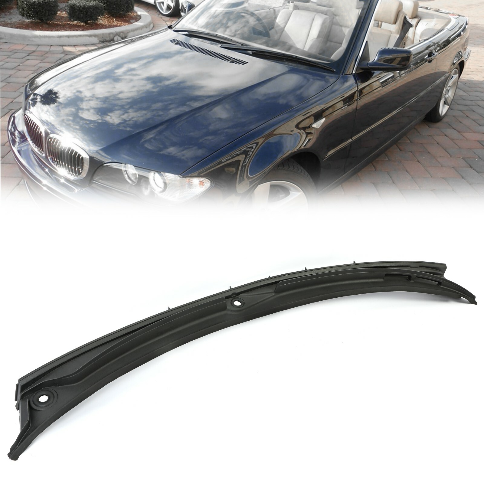 KUAFU Windshield Cowl Replacement For 1997-2006 BMW E46 323i 325i
