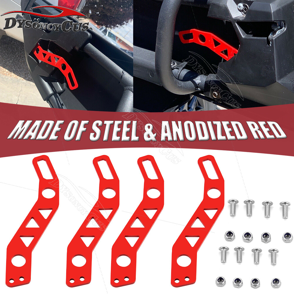 4pcs Red Door Latches Handles Fit 2017-24 Can-Am Maverick X3 X DS RS Turbo R Max