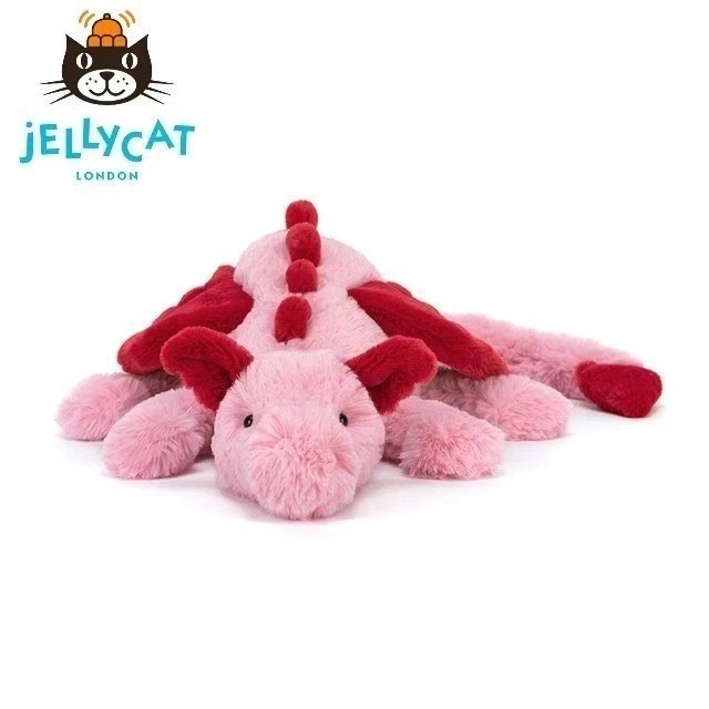 Jellycat Heart Dragon Valentine Limited Edition New with Tags