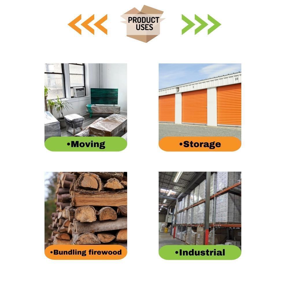 Pallet Wrap Stretch Film Shrink Hand Wrap Clear Choose Your Size and Rolls