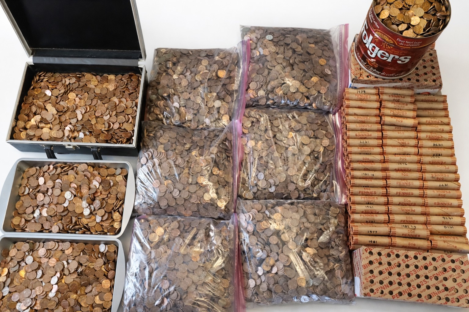 BULK REDUCED PRICE! Pre-1982 Copper Pennies: 95 percent Pure Lincoln Memorial