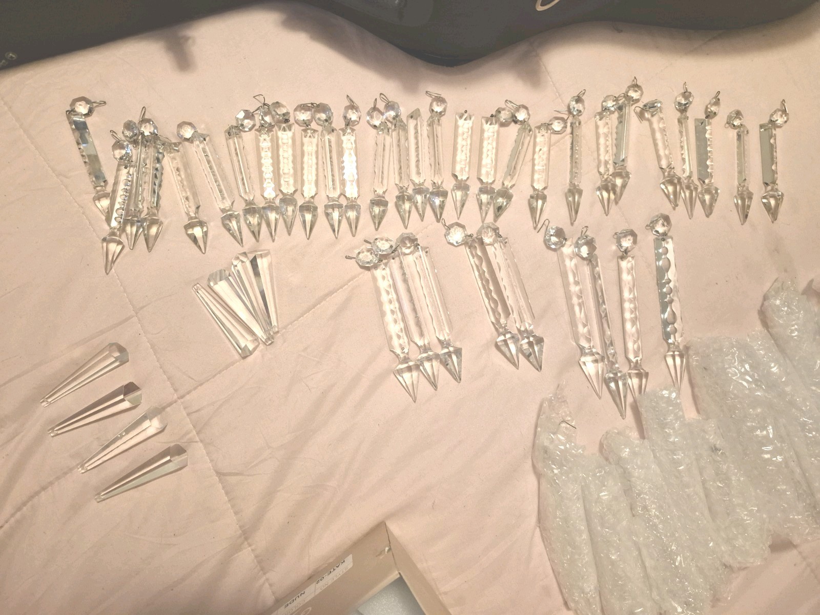 Vintage Replacement Crystals For Chandeliers Or Lamps