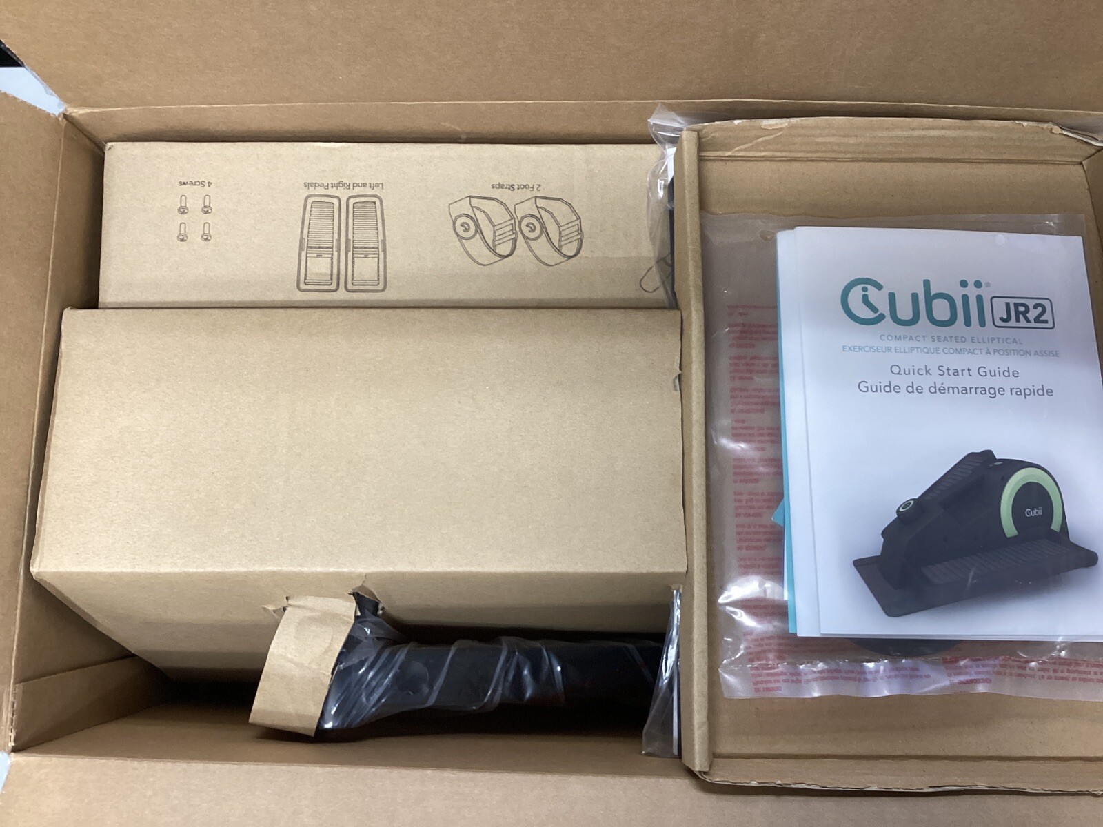 Cubii JR2 Under Desk Elliptical Aqua