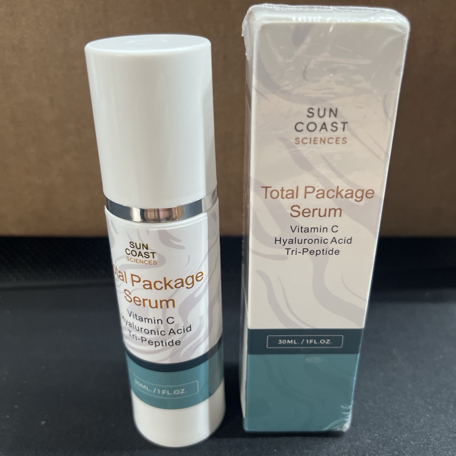 Sun Coast Science Total Package Serum, Vitamin C, Hyaluronic Acid, 1 Ounce