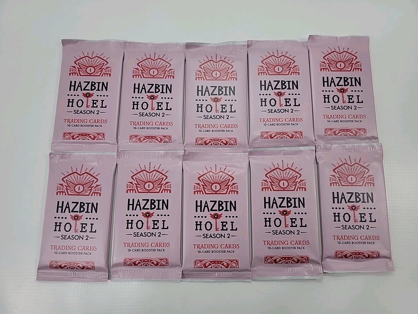 10x HAZBIN HOTEL Season 2 Trading Cards 2nd Edition Booster Pack LOT ✅️SHIPS NOW