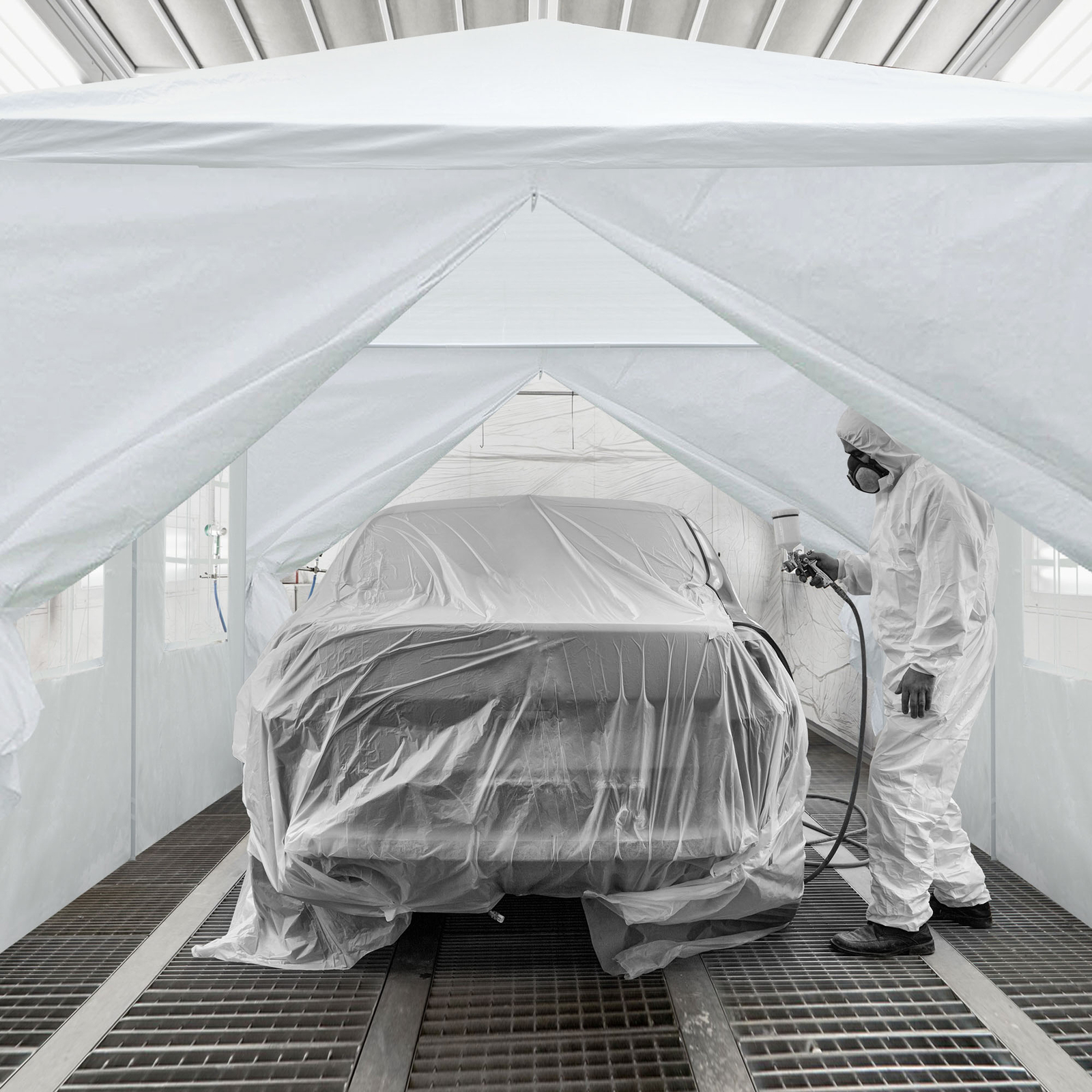 Yescom 10x10ft/10x20ft Large Spray Shelter Indoor Paint Booth Airbrush Tent