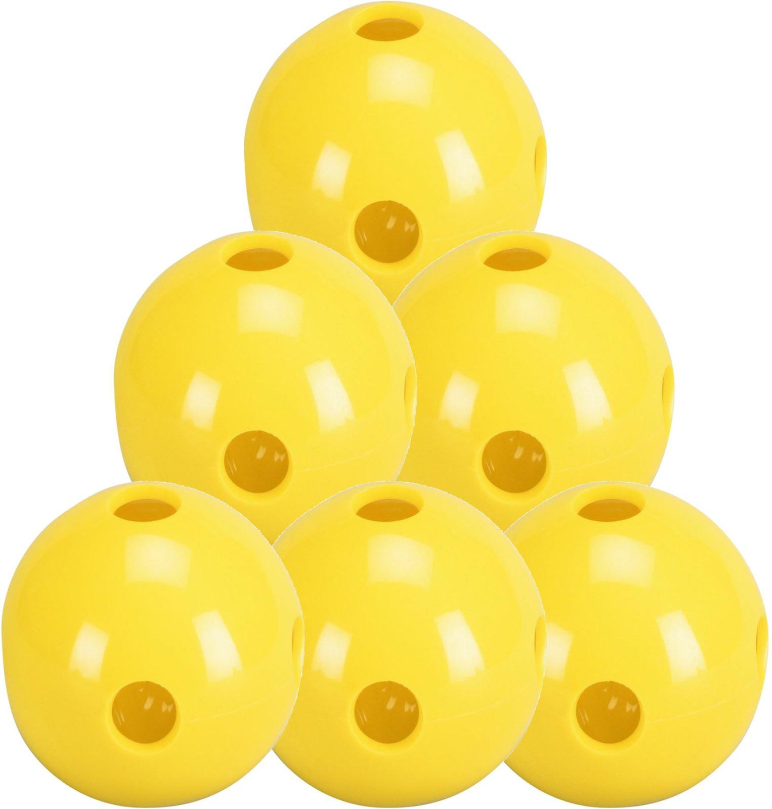 TOTAL CONTROL BALL TCB 74 Hole Ball Baseball Training Hitting Batting Aid 6 PK
