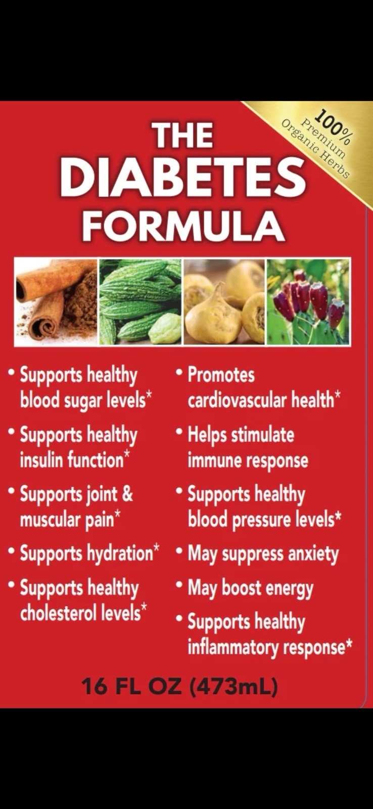 THE DIABETES FORMULA - NATURAL HERBAL LABS