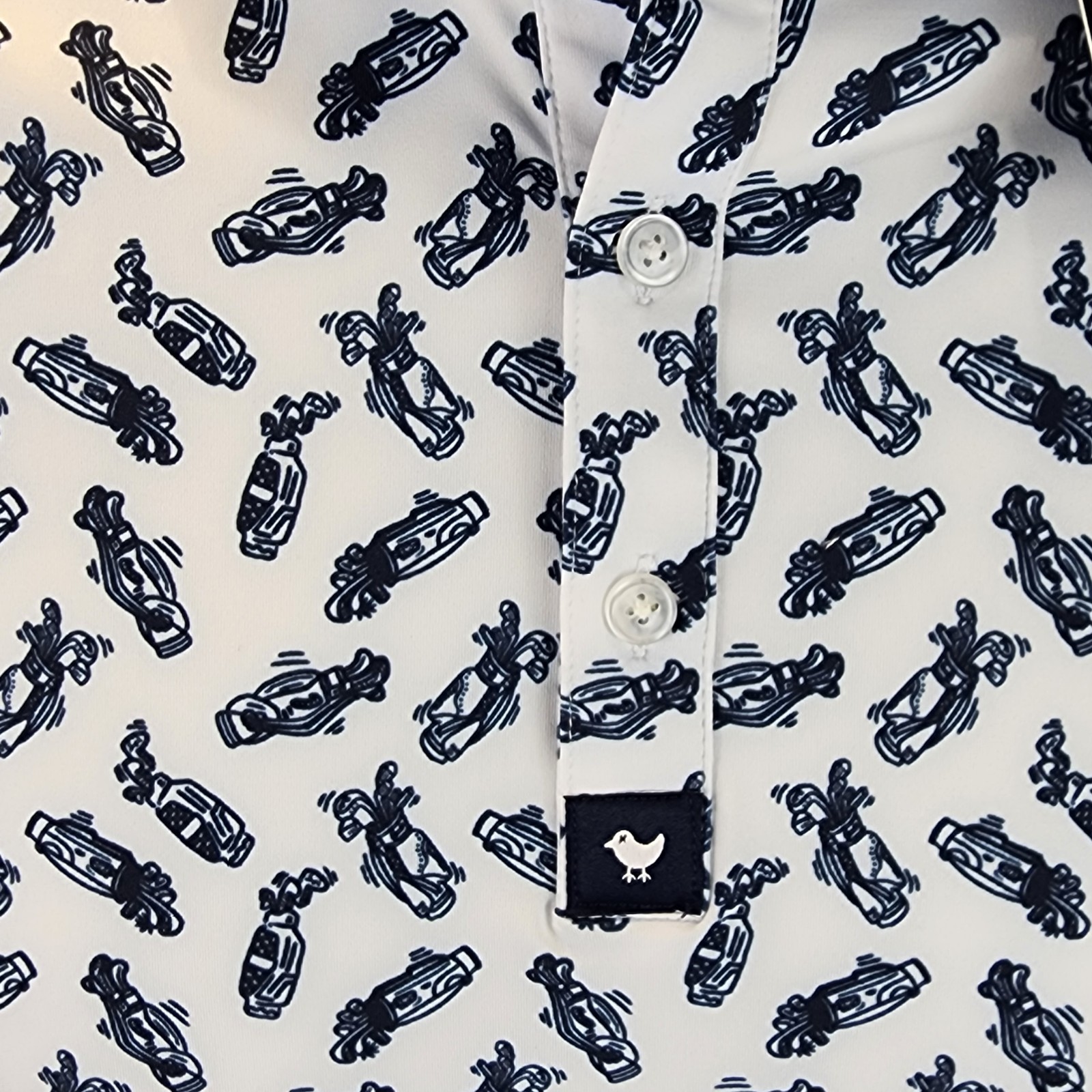 Bad Birdie Golf Caddie By Day Performance Polo Shirt Men's Small