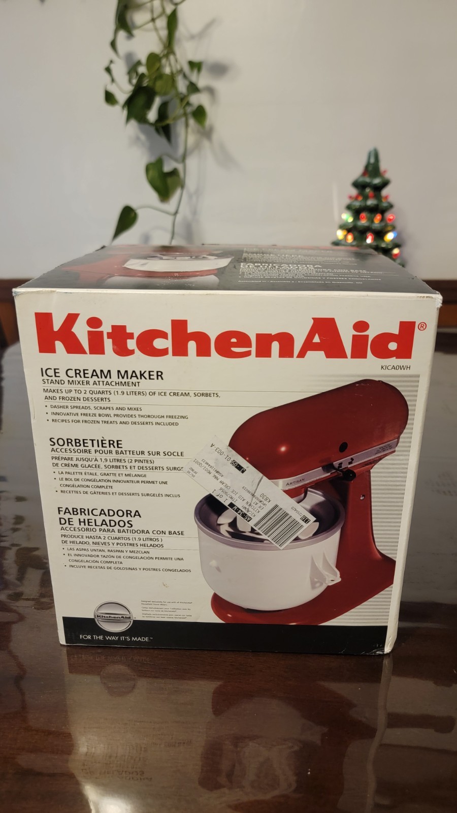 KitchenAid Ice Cream Mixer Bowl Stand 2 Quart