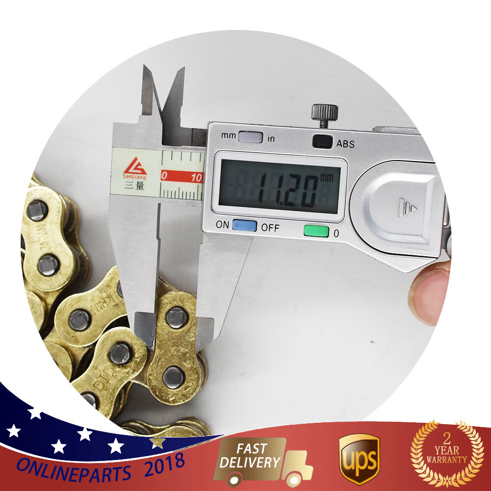 520 Pitch 120-Link O-ring Motorcycle Drive Chain for Yamaha YZ 125/250/400/450