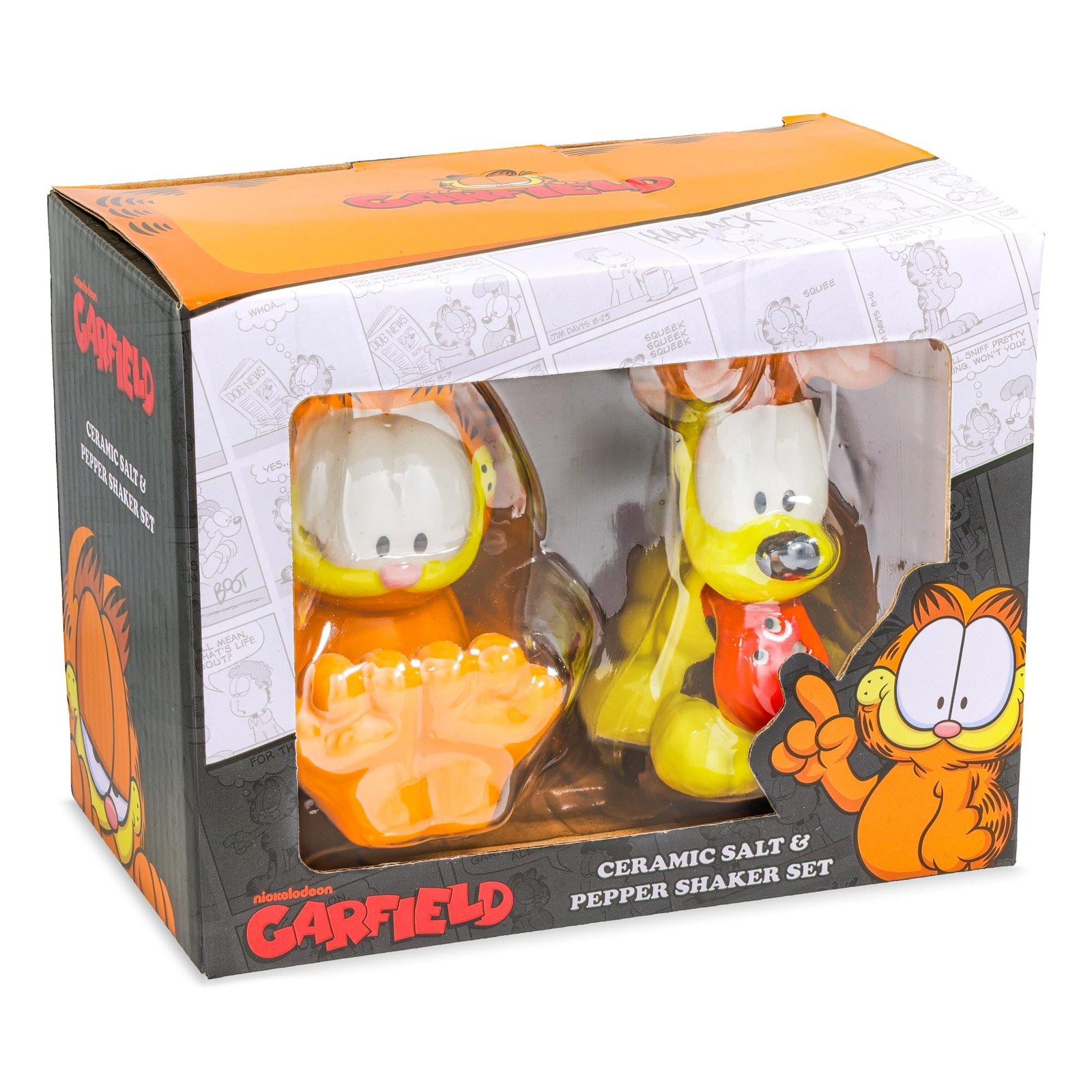 Garfield and Odie Ceramic Salt and Pepper Shaker Set
